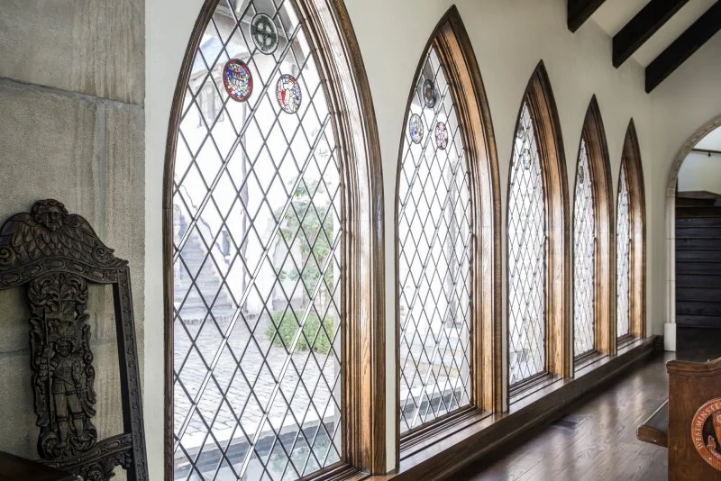 Old-World Charm in Alabama – Interior Hallway with Windows interior hallway with windows with Old-World Charm in Alabama