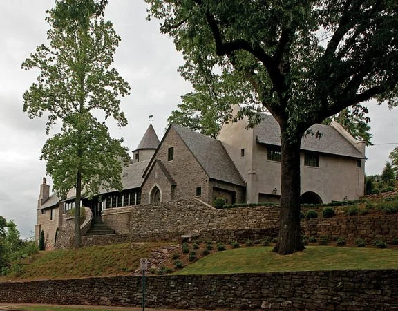 Old-World Charm in Alabama – Exterior Front Home View exterior front home view with Old-World Charm in Alabama