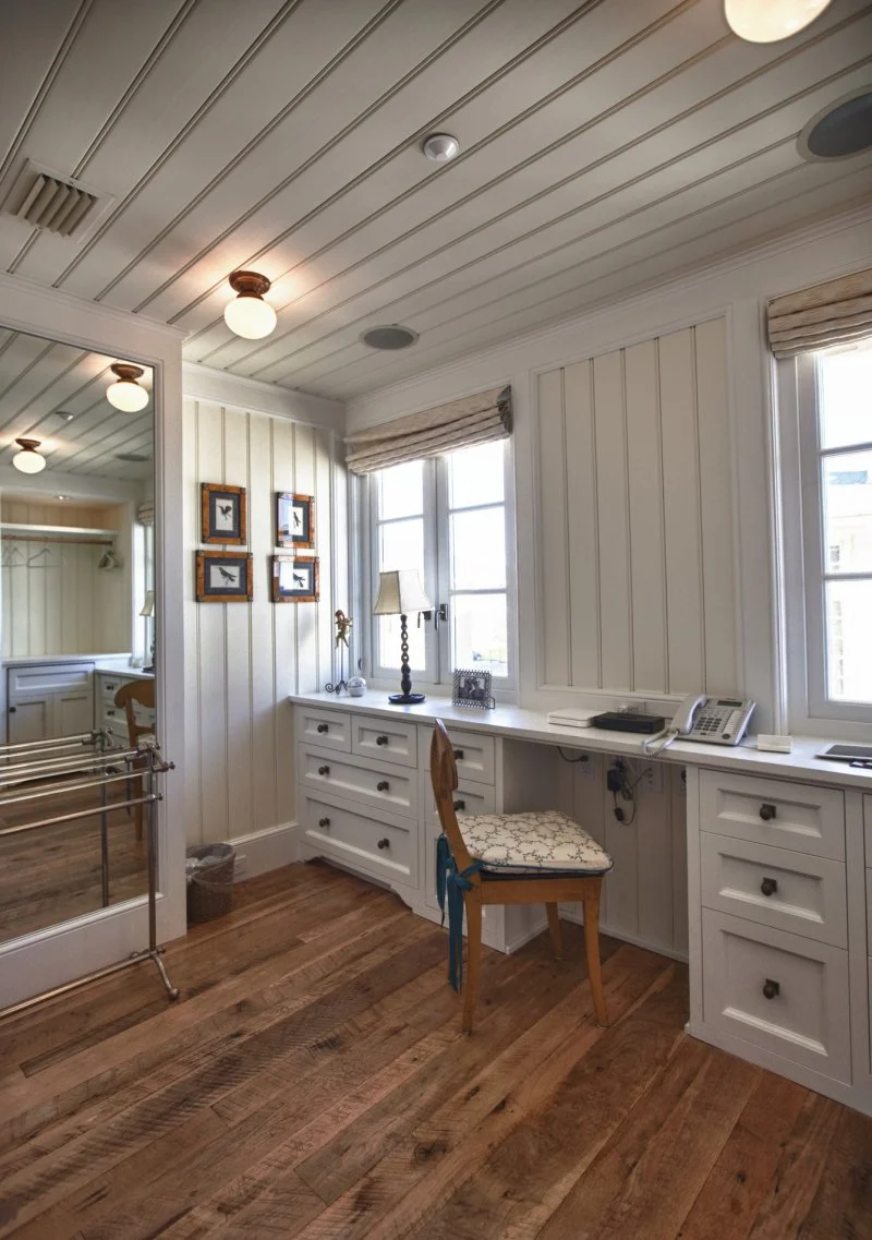 Wooden Classicism – Office Vanity e f san juan, office vanity inside the Wooden Classicism in Seaside