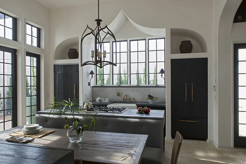 Middle Eastern Beauty at the Beach – Interior Custom Kitchen Island interior custom kitchen island at Middle Eastern Beauty at the Beach