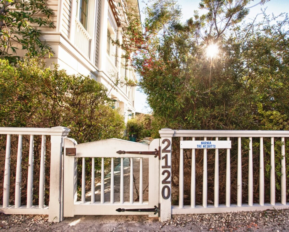 Seaside Florida custom garden gate and millwork – E. F. San Juan Seaside Florida custom garden gate and millwork by E. F. San Juan