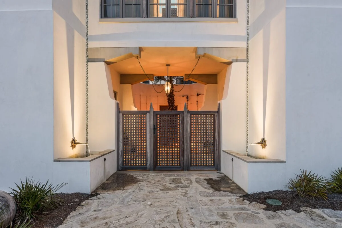 Alys Beach Florida custom ipe gates – E. F. San Juan Alys Beach Florida custom ipe gates by E. F. San Juan