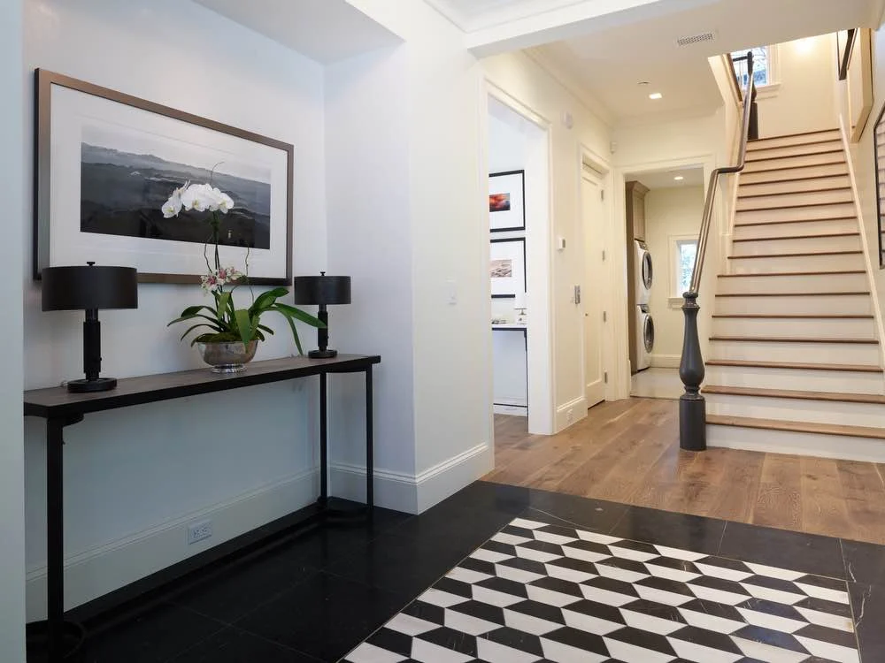 interior entry way at the Heritage Show Home in Alys Beach
