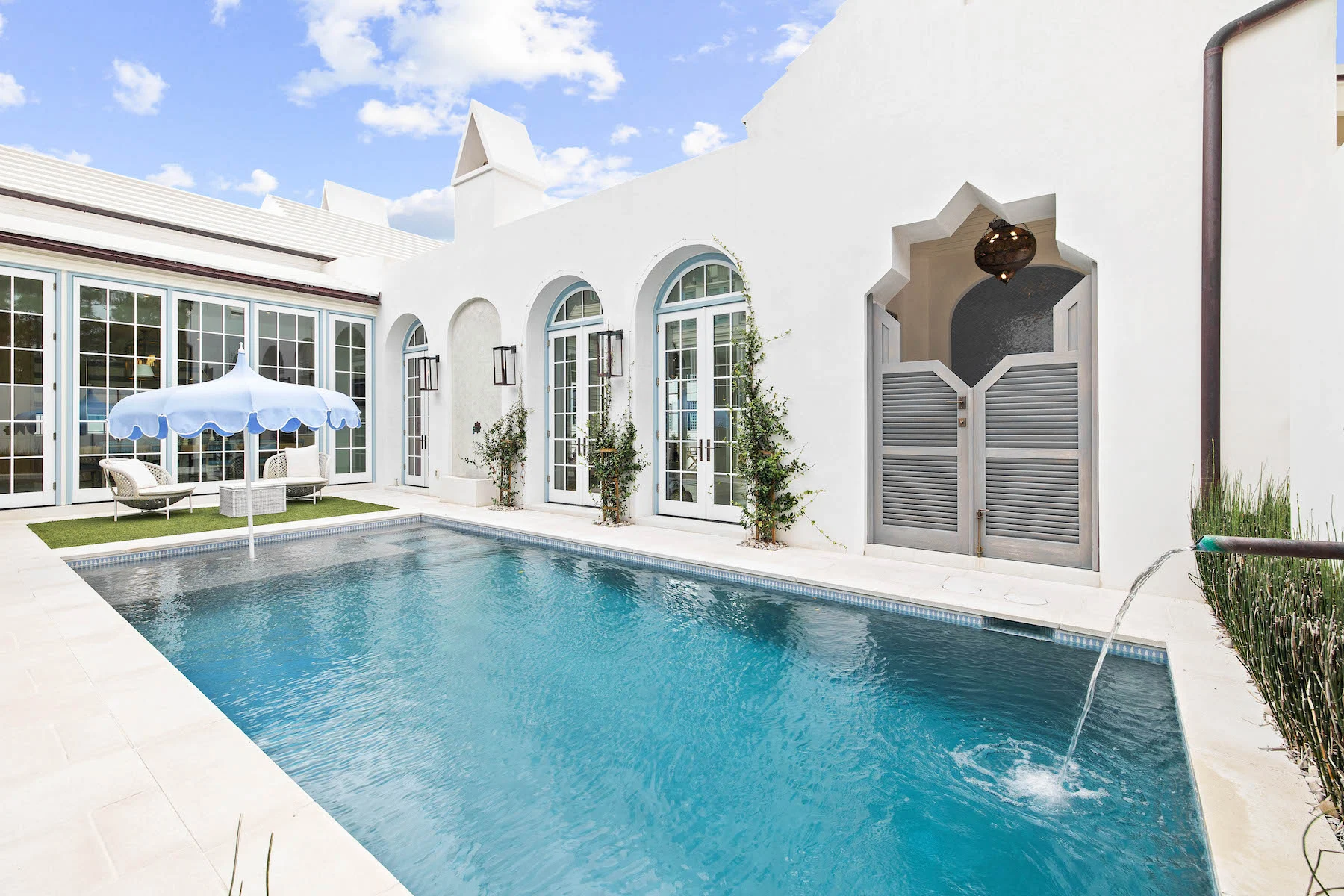 Alys Beach Serenity – Exterior Pool Patio exterior pool patio at Alys Beach Serenity