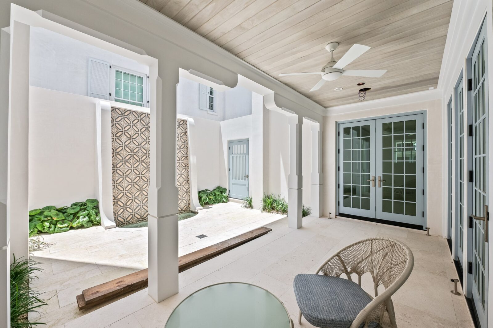 e-f-san-juan-alys-beach-old-cellar-lane-custom-home-3 E. F. San Juan custom moulding and millwork, Loewen windows and doors, Alys Beach, Florida