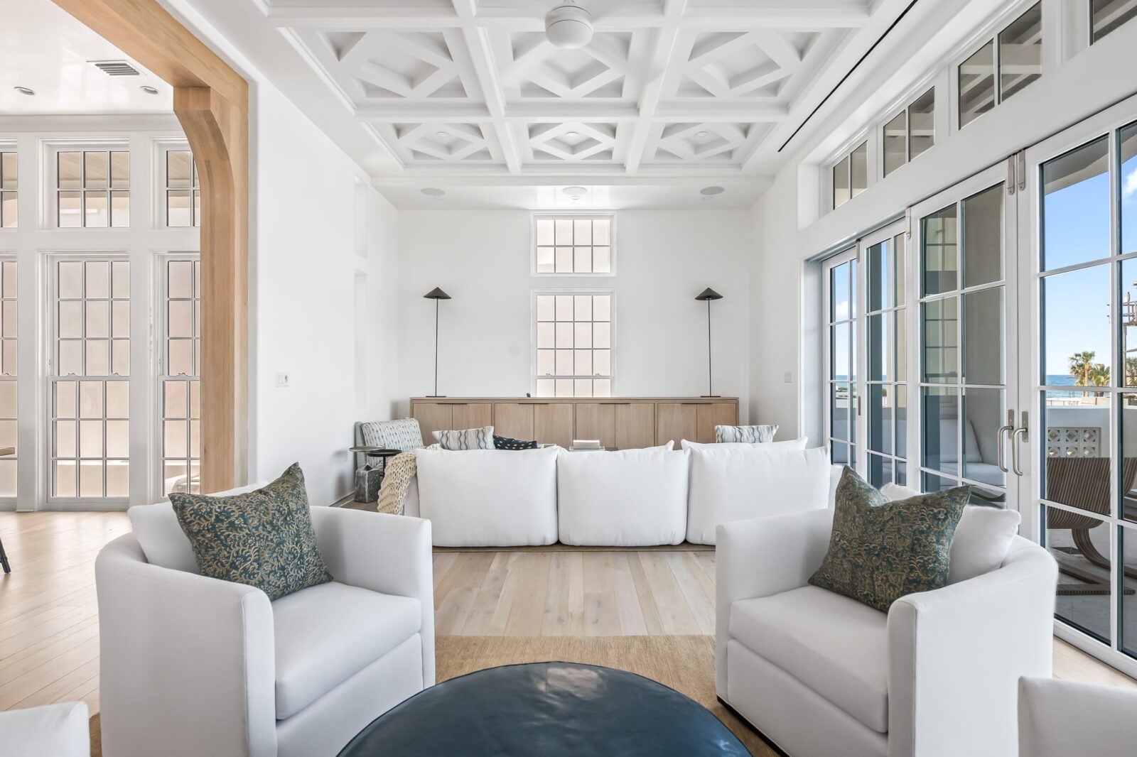 e-f-san-juan-alys-beach-old-cellar-lane-custom-home-9 E. F. San Juan custom moulding and millwork, Loewen windows and doors, Alys Beach, Florida