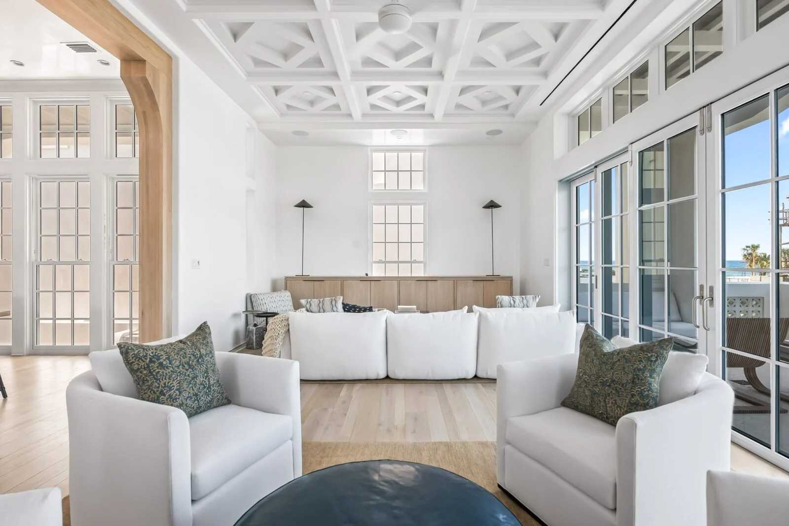 Old Cellar Lane Loewen Sliding Doors – Alys Beach Millwork by E. F. San Juan Loewen sliding glass doors and custom millwork by E. F. San Juan in Alys Beach Florida