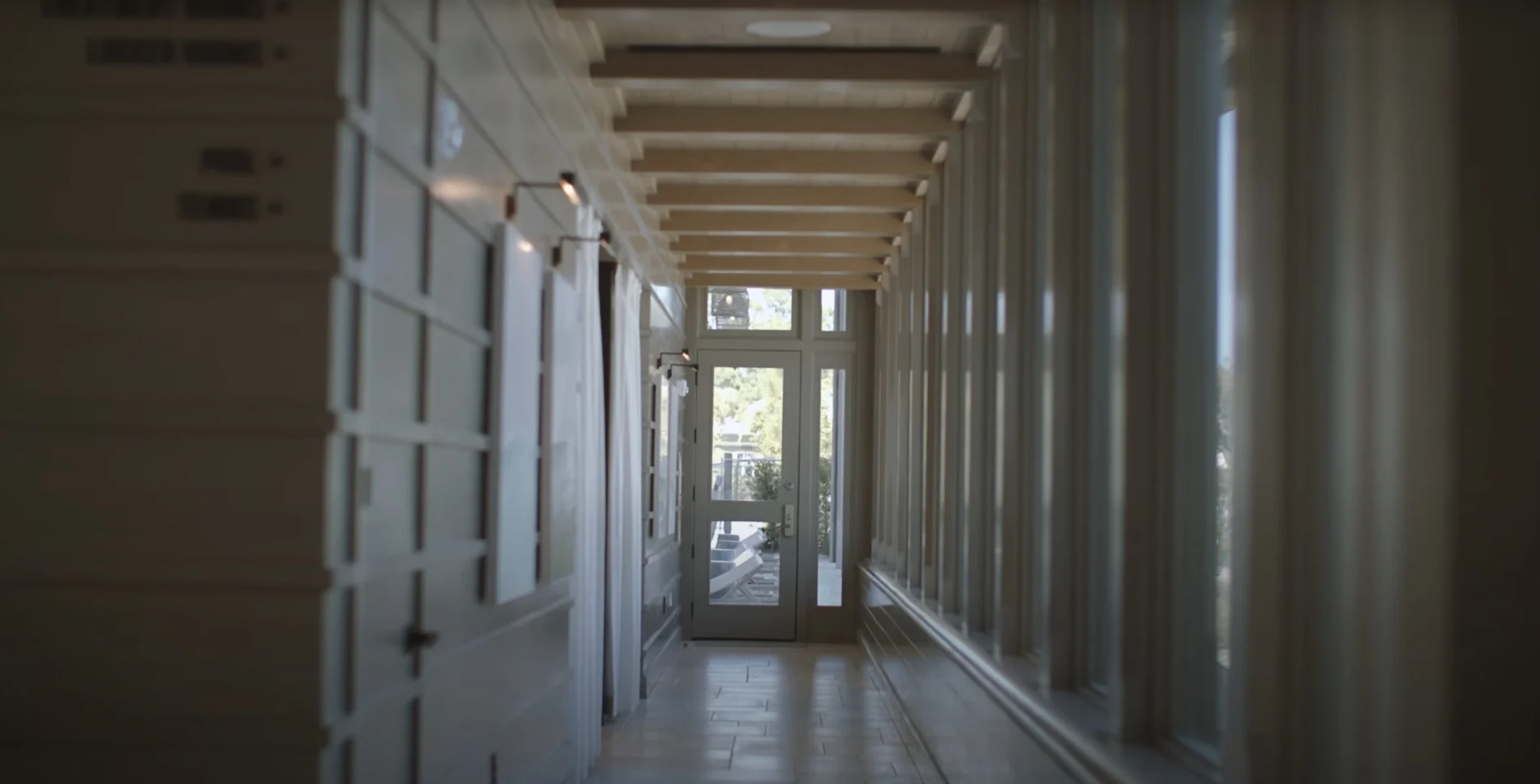 Zuma Wellness Center – Interior Hallways with Custom Casings interior hallway with custom casings at Zuma Wellness Center
